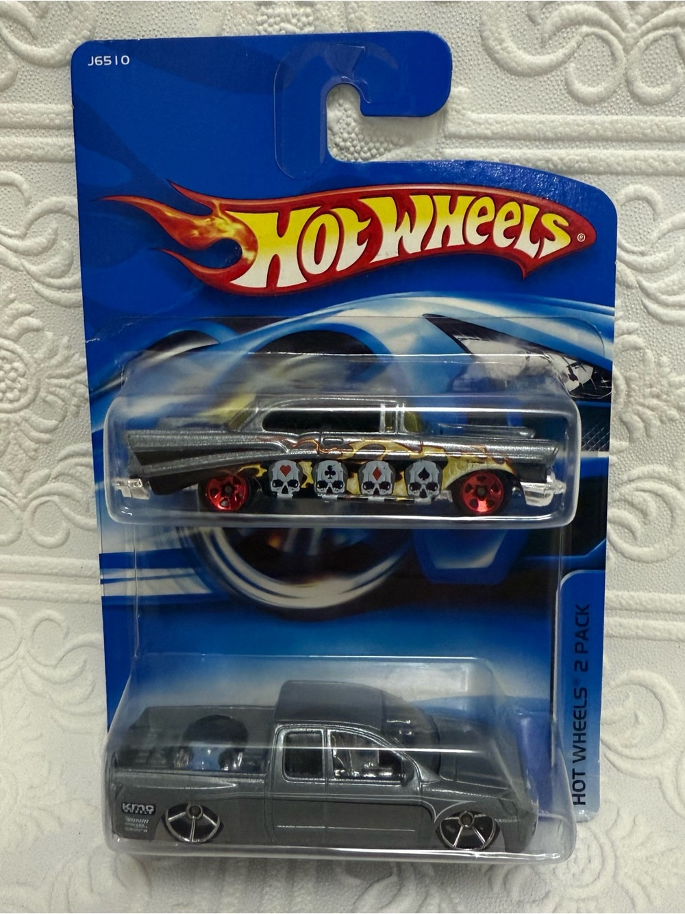 2006 Hot Wheels 2 Pack 57’ Chevy Bel Air Bone Blazers ~ 2006 Nissan Titan Truck